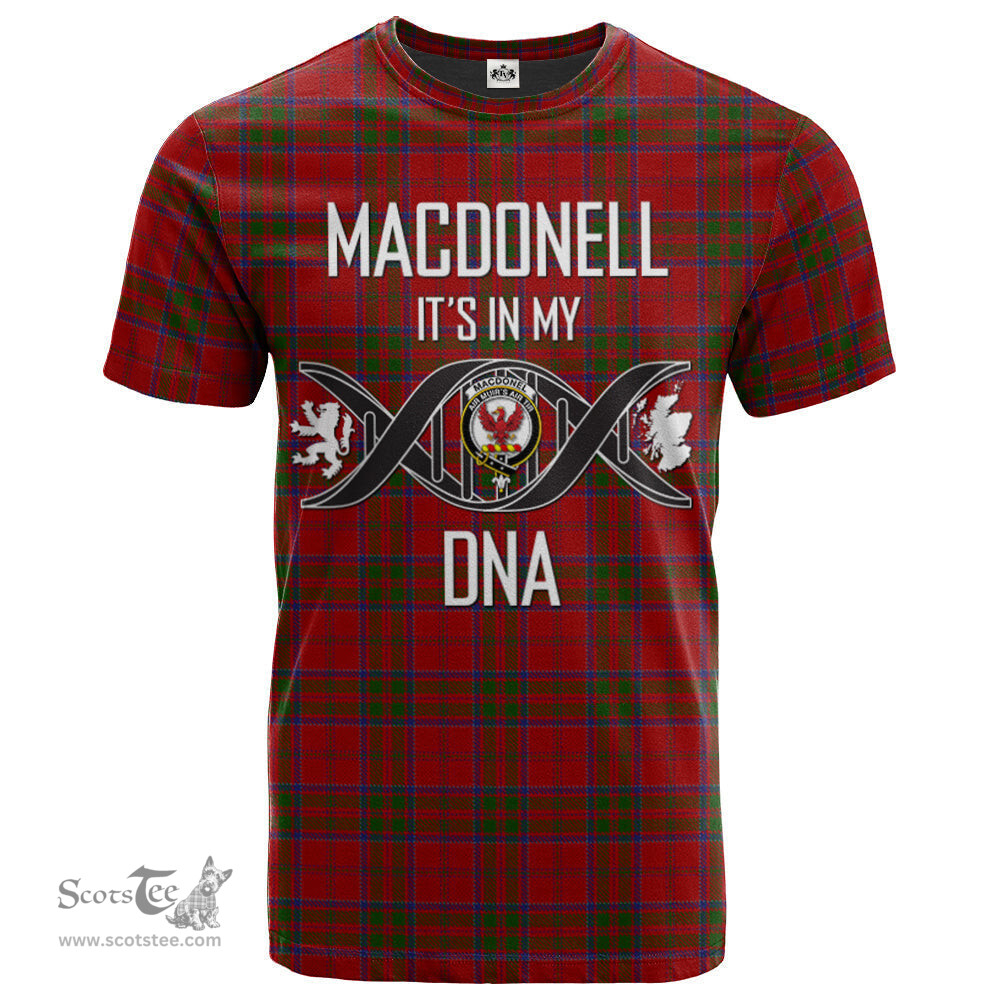 Scottish MacDonell of Keppoch Its In My DNA Plaid Family Crest Tartan T Shirt Scottish Plaid Tartan Plaid - ScotsTee - scotstee.com