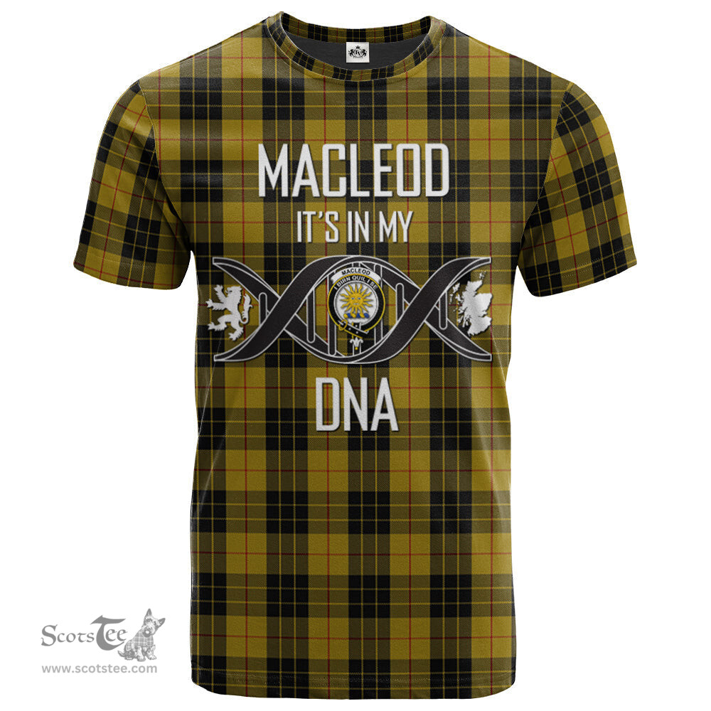 Scottish MacLeod of Lewis Vestiarium Scoticum Its In My DNA Plaid Family Crest Tartan T Shirt Scottish Plaid Tartan Plaid - ScotsTee - scotstee.com