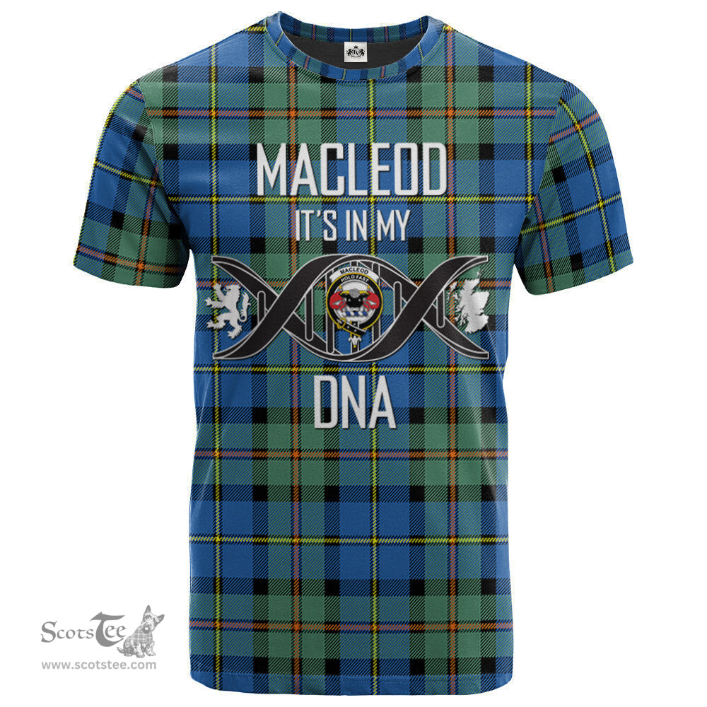 Scottish MacLeod of Harris Ancient Its In My DNA Plaid Family Crest Tartan T Shirt Scottish Plaid Tartan Plaid - ScotsTee - scotstee.com