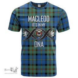 Scottish MacLeod of Harris Ancient Its In My DNA Plaid Family Crest Tartan T Shirt Scottish Plaid Tartan Plaid - ScotsTee - scotstee.com