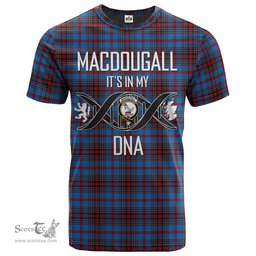 Scottish MacDougall 07 Its In My DNA Plaid Family Crest Tartan T Shirt Scottish Plaid Tartan Plaid - ScotsTee - scotstee.com