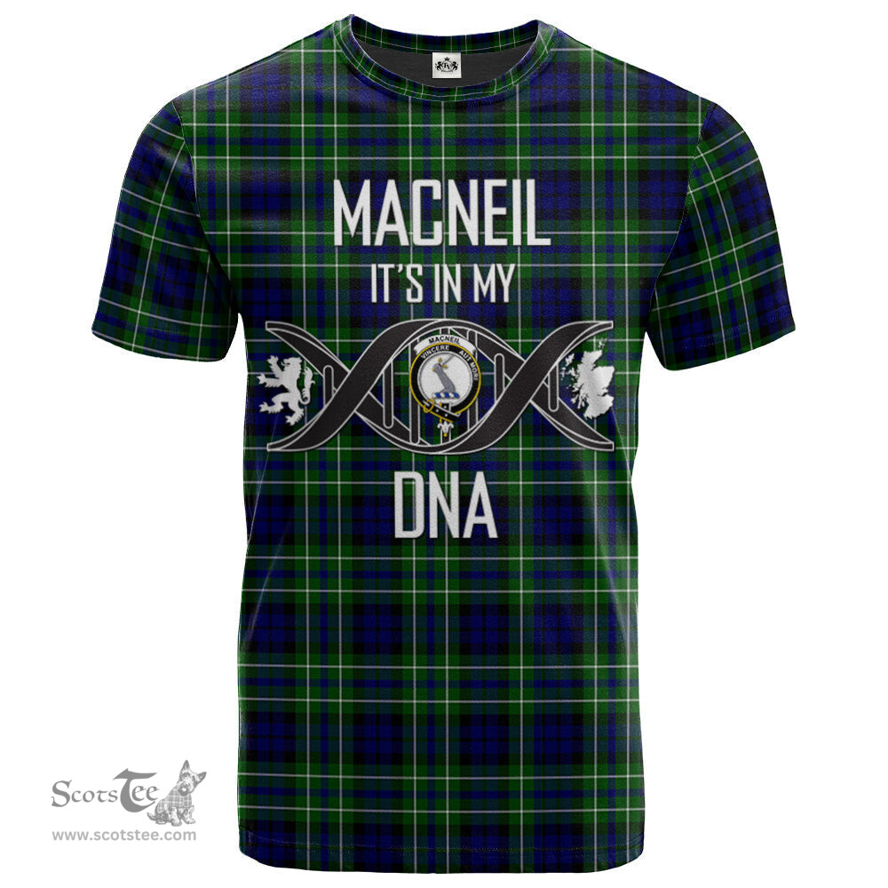 Scottish MacNeil of Colonsay Modern Its In My DNA Plaid Family Crest Tartan T Shirt Scottish Plaid Tartan Plaid - ScotsTee - scotstee.com