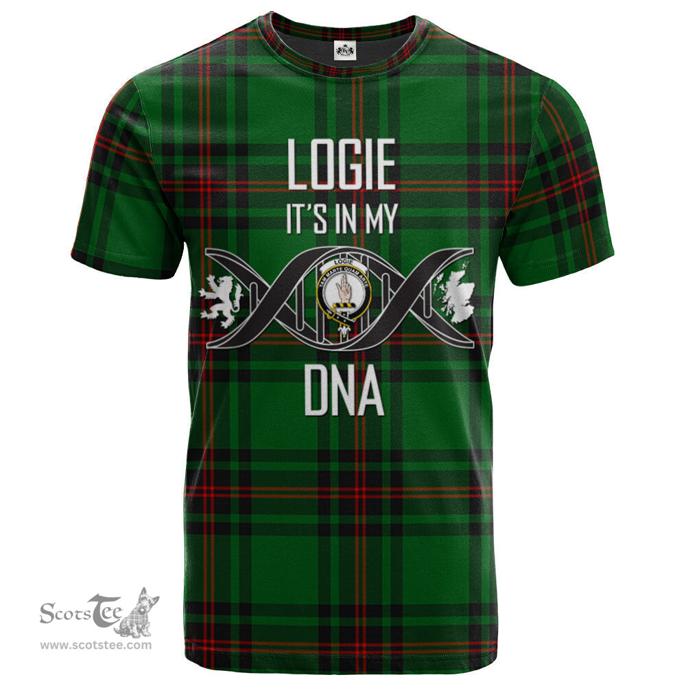 Scottish Logie Its In My DNA Plaid Family Crest Tartan T Shirt Scottish Plaid Tartan Plaid - ScotsTee - scotstee.com
