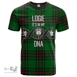 Scottish Logie Its In My DNA Plaid Family Crest Tartan T Shirt Scottish Plaid Tartan Plaid - ScotsTee - scotstee.com