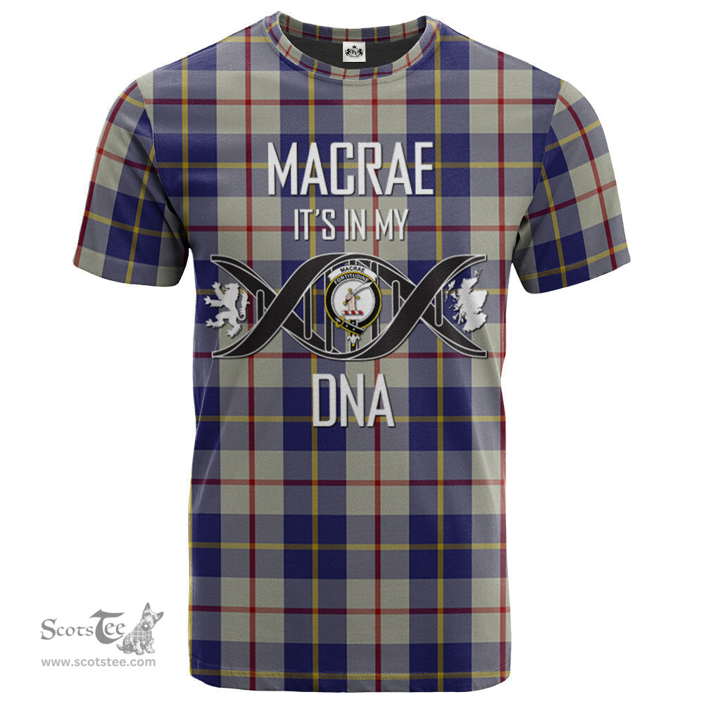 Scottish MacRae of Conchra 03 Its In My DNA Plaid Family Crest Tartan T Shirt Scottish Plaid Tartan Plaid - ScotsTee - scotstee.com
