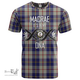 Scottish MacRae of Conchra 03 Its In My DNA Plaid Family Crest Tartan T Shirt Scottish Plaid Tartan Plaid - ScotsTee - scotstee.com
