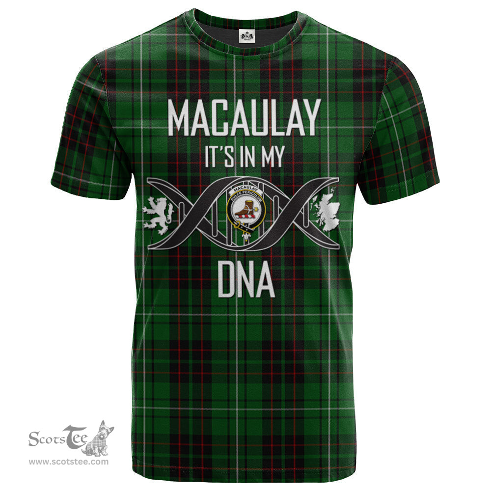 Scottish MacAulay of Lewis Its In My DNA Plaid Family Crest Tartan T Shirt Scottish Plaid Tartan Plaid - ScotsTee - scotstee.com