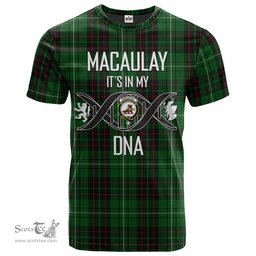 Scottish MacAulay of Lewis Its In My DNA Plaid Family Crest Tartan T Shirt Scottish Plaid Tartan Plaid - ScotsTee - scotstee.com
