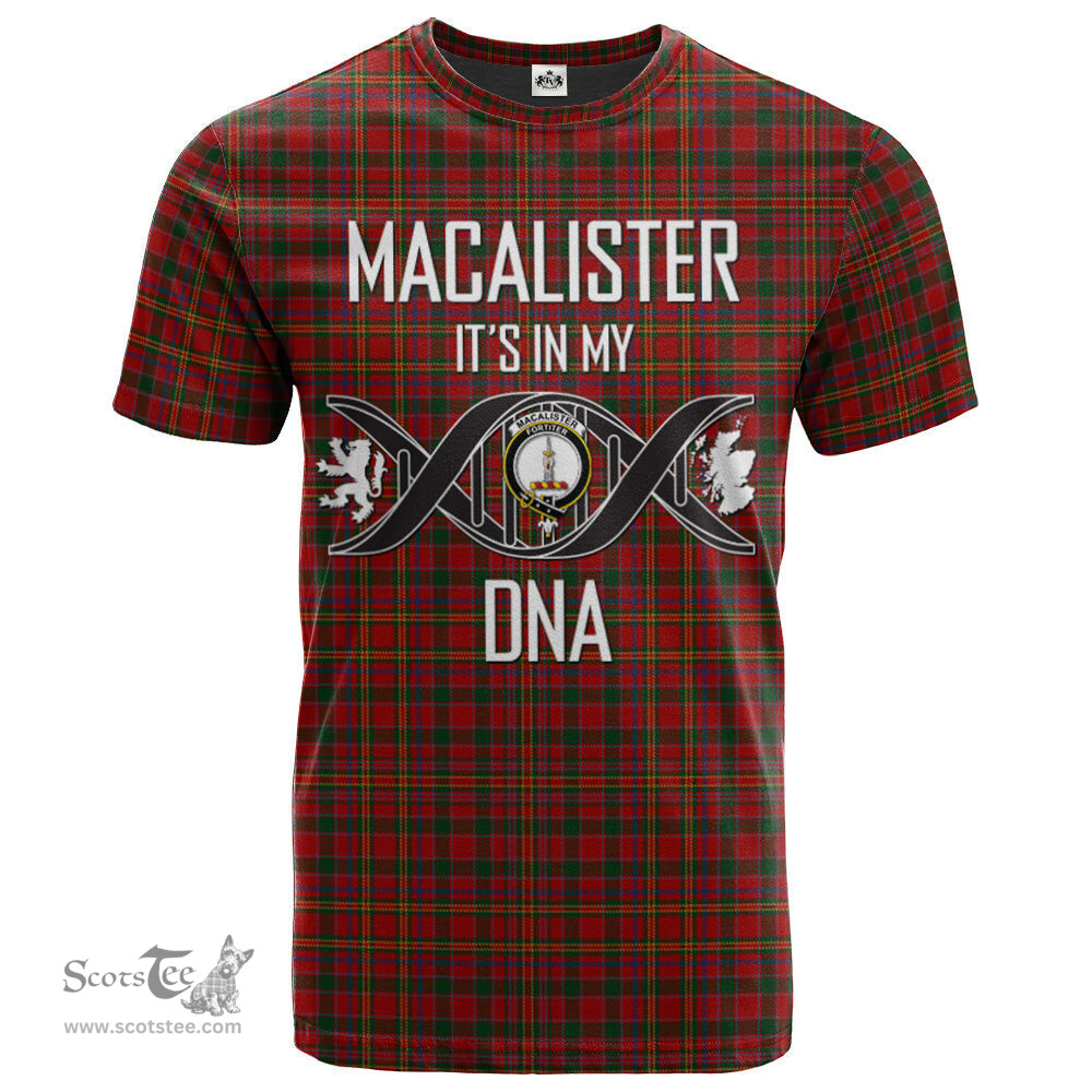Scottish MacAlister Gourlay Its In My DNA Plaid Family Crest Tartan T Shirt Scottish Plaid Tartan Plaid - ScotsTee - scotstee.com