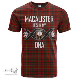Scottish MacAlister Gourlay Its In My DNA Plaid Family Crest Tartan T Shirt Scottish Plaid Tartan Plaid - ScotsTee - scotstee.com