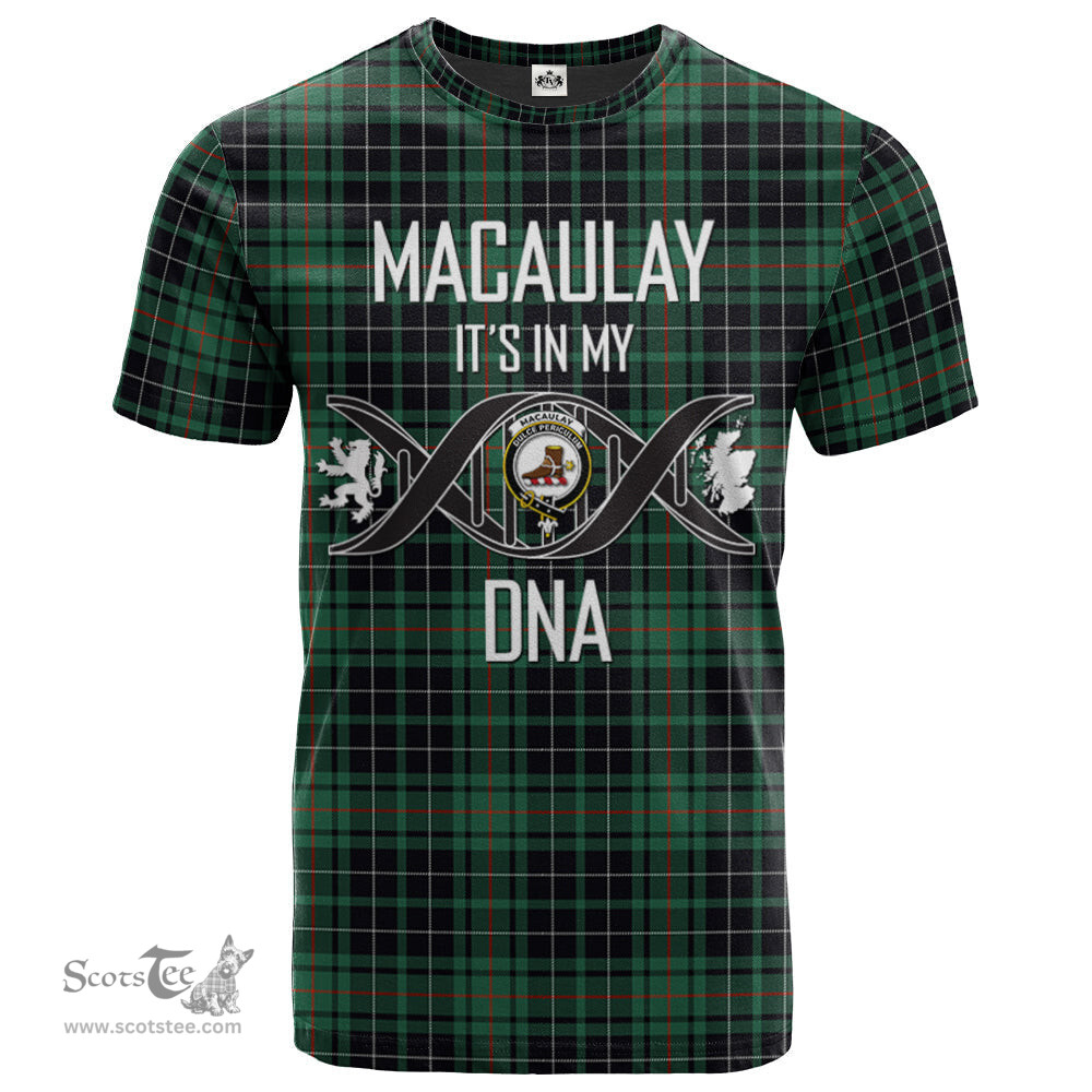 Scottish MacAulay Hunting Ancient Its In My DNA Plaid Family Crest Tartan T Shirt Scottish Plaid Tartan Plaid - ScotsTee - scotstee.com