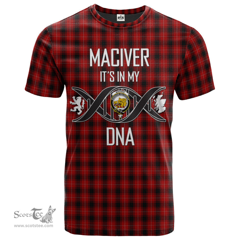Scottish MacIver 01 Its In My DNA Plaid Family Crest Tartan T Shirt Scottish Plaid Tartan Plaid - ScotsTee - scotstee.com