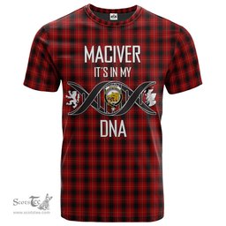 Scottish MacIver 01 Its In My DNA Plaid Family Crest Tartan T Shirt Scottish Plaid Tartan Plaid - ScotsTee - scotstee.com