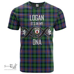 Scottish Logan Ancient Its In My DNA Plaid Family Crest Tartan T Shirt Scottish Plaid Tartan Plaid - ScotsTee - scotstee.com