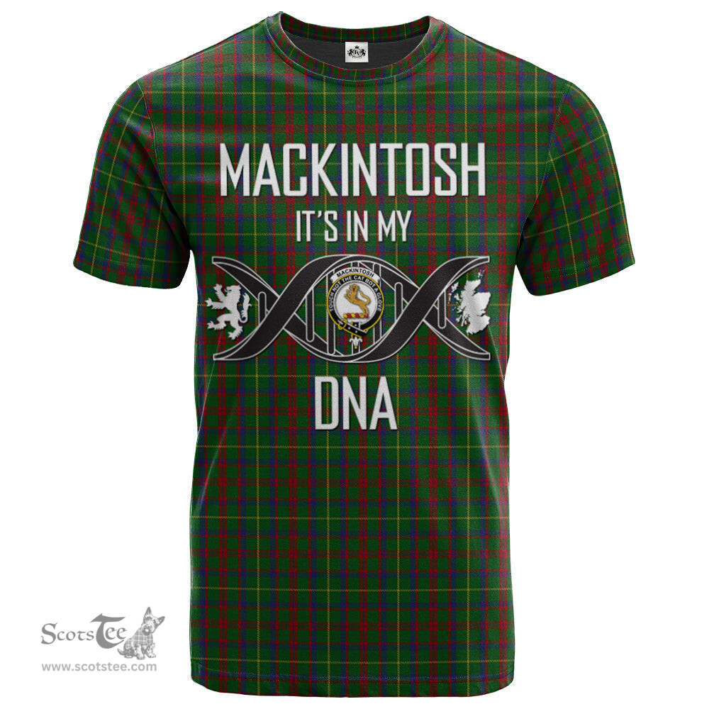 Scottish MacKintosh Hunting Its In My DNA Plaid Family Crest Tartan T Shirt Scottish Plaid Tartan Plaid - ScotsTee - scotstee.com