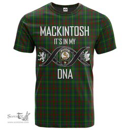 Scottish MacKintosh Hunting Its In My DNA Plaid Family Crest Tartan T Shirt Scottish Plaid Tartan Plaid - ScotsTee - scotstee.com