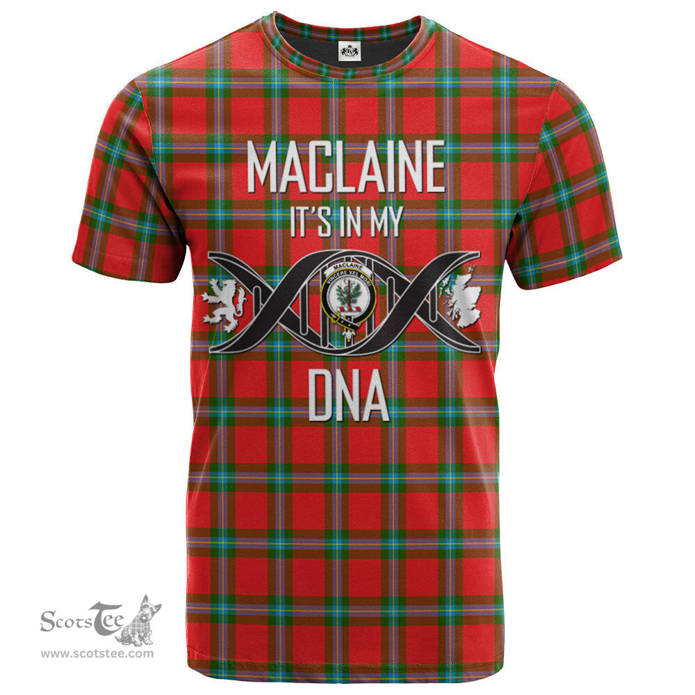Scottish MacLaine of Loch Buie Its In My DNA Plaid Family Crest Tartan T Shirt Scottish Plaid Tartan Plaid - ScotsTee - scotstee.com