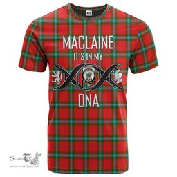 Scottish MacLaine of Loch Buie Its In My DNA Plaid Family Crest Tartan T Shirt Scottish Plaid Tartan Plaid - ScotsTee - scotstee.com