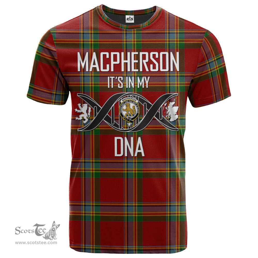 Scottish MacPherson 02 Its In My DNA Plaid Family Crest Tartan T Shirt Scottish Plaid Tartan Plaid - ScotsTee - scotstee.com