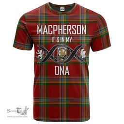 Scottish MacPherson 02 Its In My DNA Plaid Family Crest Tartan T Shirt Scottish Plaid Tartan Plaid - ScotsTee - scotstee.com