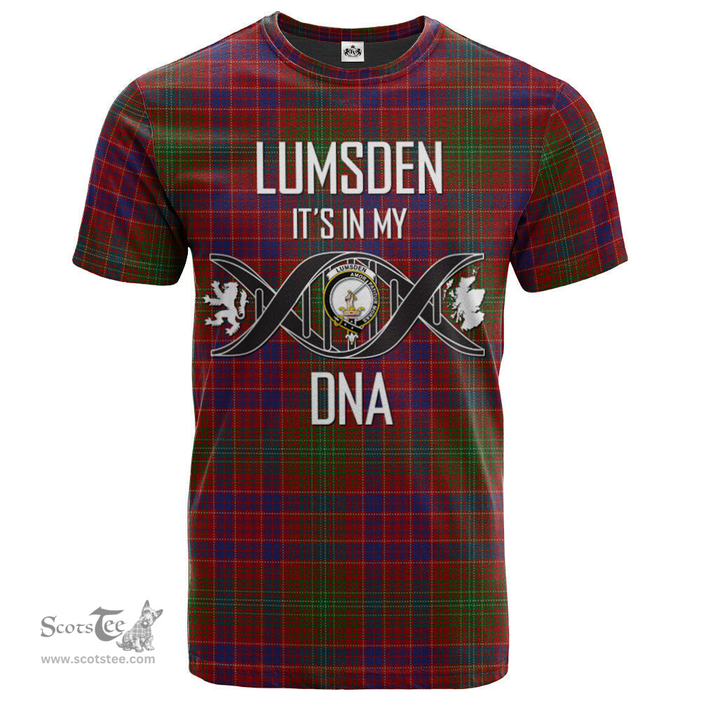 Scottish Lumsden Short Its In My DNA Plaid Family Crest Tartan T Shirt Scottish Plaid Tartan Plaid - ScotsTee - scotstee.com