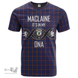 Scottish MacLaine of Lochbuie Its In My DNA Plaid Family Crest Tartan T Shirt Scottish Plaid Tartan Plaid - ScotsTee - scotstee.com