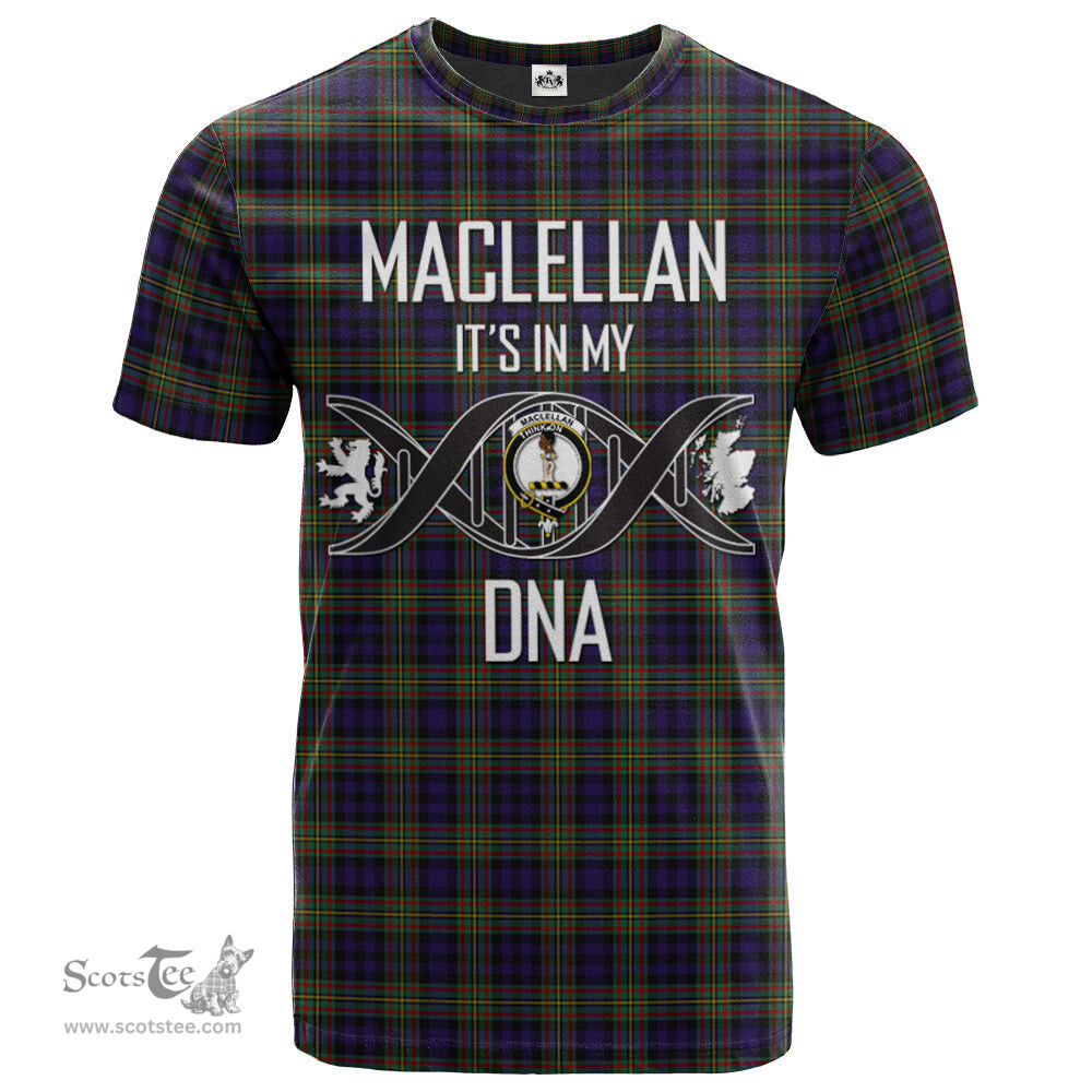 Scottish MacLellan Its In My DNA Plaid Family Crest Tartan T Shirt Scottish Plaid Tartan Plaid - ScotsTee - scotstee.com