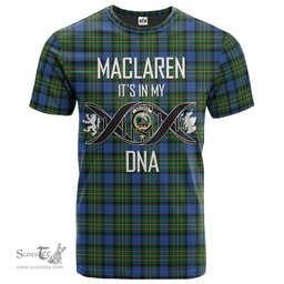Scottish MacLaren Ancient Its In My DNA Plaid Family Crest Tartan T Shirt Scottish Plaid Tartan Plaid - ScotsTee - scotstee.com