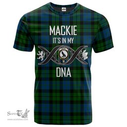 Scottish MacKie Its In My DNA Plaid Family Crest Tartan T Shirt Scottish Plaid Tartan Plaid - ScotsTee - scotstee.com