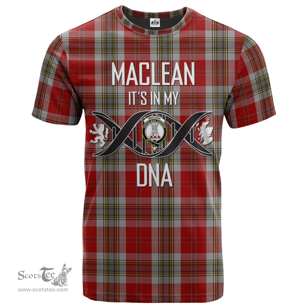 Scottish MacLean of Duart Dress Red Its In My DNA Plaid Family Crest Tartan T Shirt Scottish Plaid Tartan Plaid - ScotsTee - scotstee.com