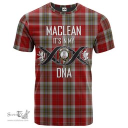 Scottish MacLean of Duart Dress Red Its In My DNA Plaid Family Crest Tartan T Shirt Scottish Plaid Tartan Plaid - ScotsTee - scotstee.com