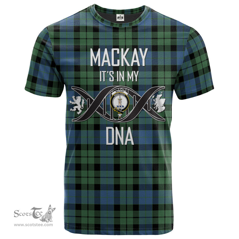 Scottish MacKay Ancient Its In My DNA Plaid Family Crest Tartan T Shirt Scottish Plaid Tartan Plaid - ScotsTee - scotstee.com