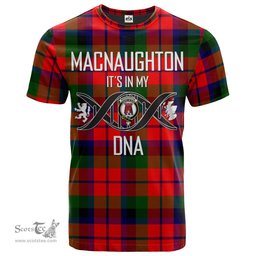 Scottish MacNaughton (MacNaughten) Its In My DNA Plaid Family Crest Tartan T Shirt Scottish Plaid Tartan Plaid - ScotsTee - scotstee.com