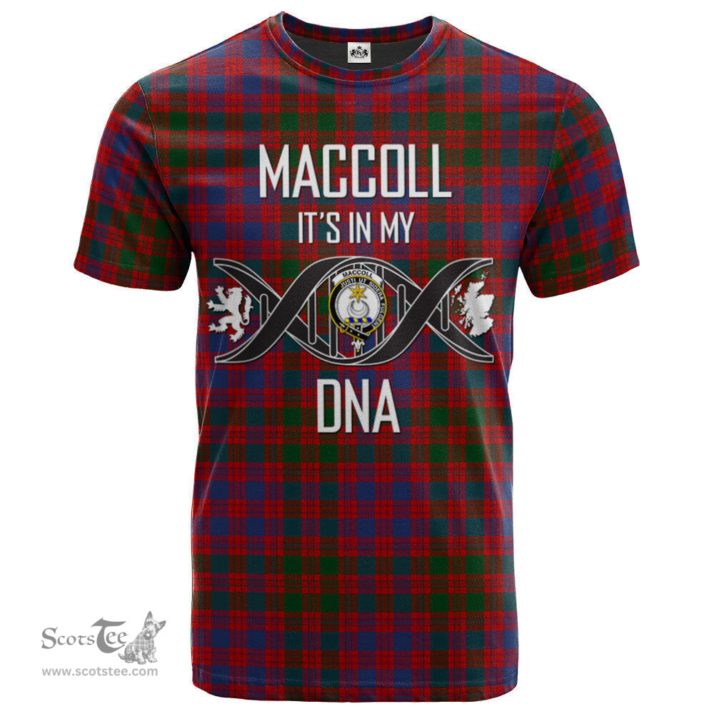 Scottish MacColl Ancient Its In My DNA Plaid Family Crest Tartan T Shirt Scottish Plaid Tartan Plaid - ScotsTee - scotstee.com