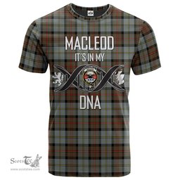 Scottish MacLeod of Harris Weathered Its In My DNA Plaid Family Crest Tartan T Shirt Scottish Plaid Tartan Plaid - ScotsTee - scotstee.com