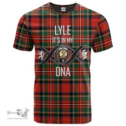 Scottish Lyle Its In My DNA Plaid Family Crest Tartan T Shirt Scottish Plaid Tartan Plaid - ScotsTee - scotstee.com