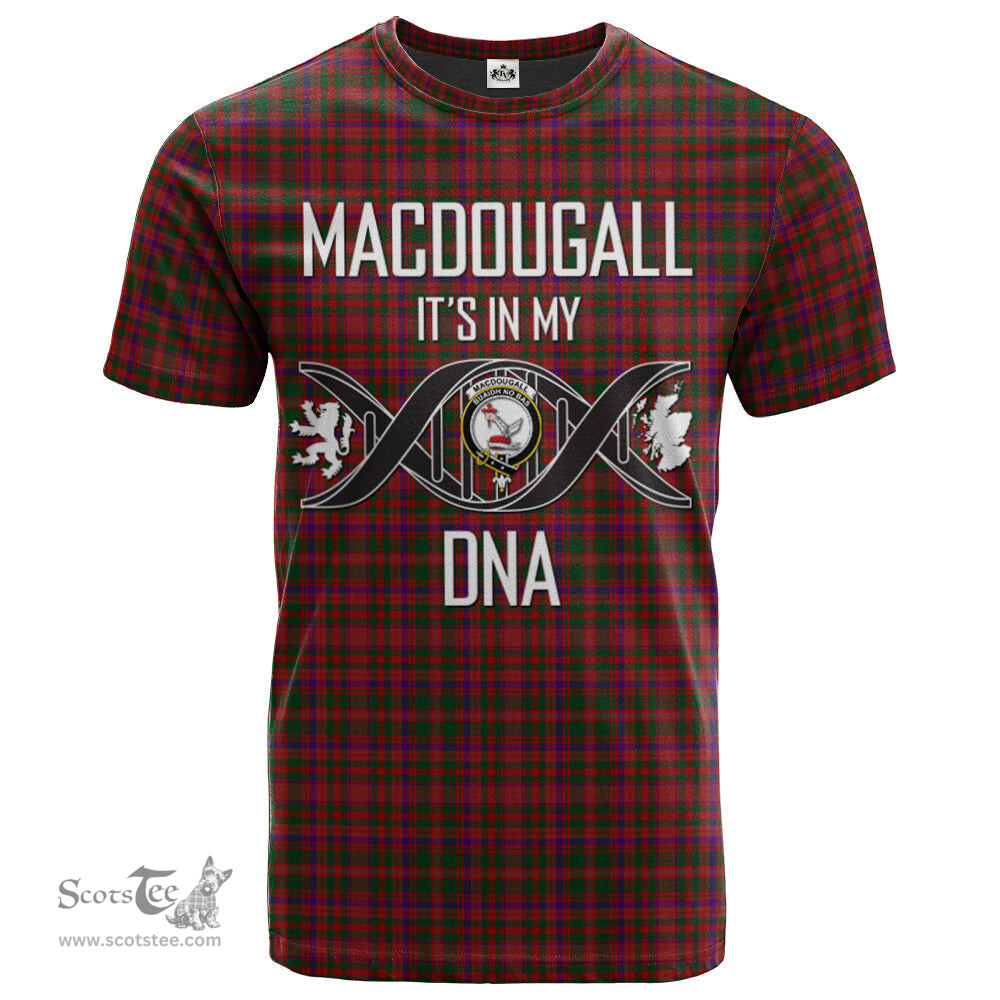 Scottish MacDougall 03 Its In My DNA Plaid Family Crest Tartan T Shirt Scottish Plaid Tartan Plaid - ScotsTee - scotstee.com