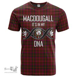 Scottish MacDougall 03 Its In My DNA Plaid Family Crest Tartan T Shirt Scottish Plaid Tartan Plaid - ScotsTee - scotstee.com