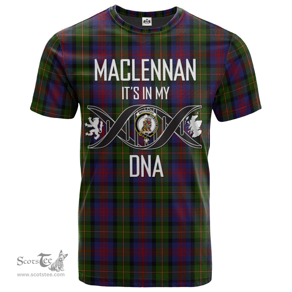 Scottish MacLennan Its In My DNA Plaid Family Crest Tartan T Shirt Scottish Plaid Tartan Plaid - ScotsTee - scotstee.com