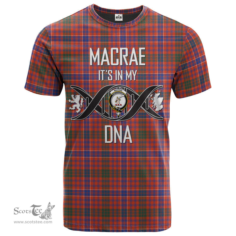 Scottish MacRae Ancient Its In My DNA Plaid Family Crest Tartan T Shirt Scottish Plaid Tartan Plaid - ScotsTee - scotstee.com