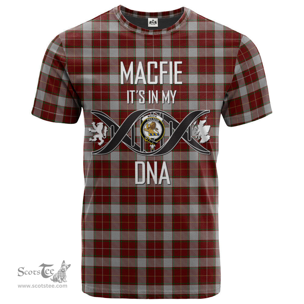 Scottish MacFie Dress Its In My DNA Plaid Family Crest Tartan T Shirt Scottish Plaid Tartan Plaid - ScotsTee - scotstee.com