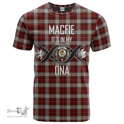 Scottish MacFie Dress Its In My DNA Plaid Family Crest Tartan T Shirt Scottish Plaid Tartan Plaid - ScotsTee - scotstee.com