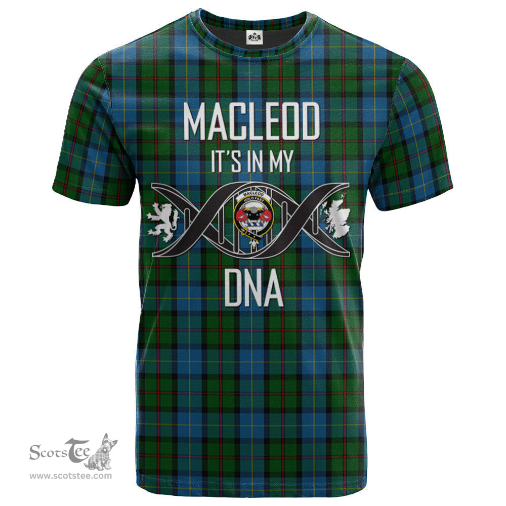 Scottish MacLeod of Assynt Its In My DNA Plaid Family Crest Tartan T Shirt Scottish Plaid Tartan Plaid - ScotsTee - scotstee.com