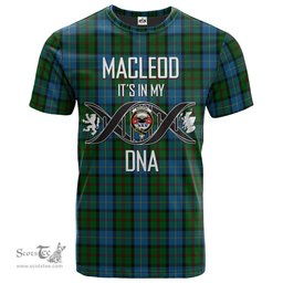 Scottish MacLeod of Assynt Its In My DNA Plaid Family Crest Tartan T Shirt Scottish Plaid Tartan Plaid - ScotsTee - scotstee.com