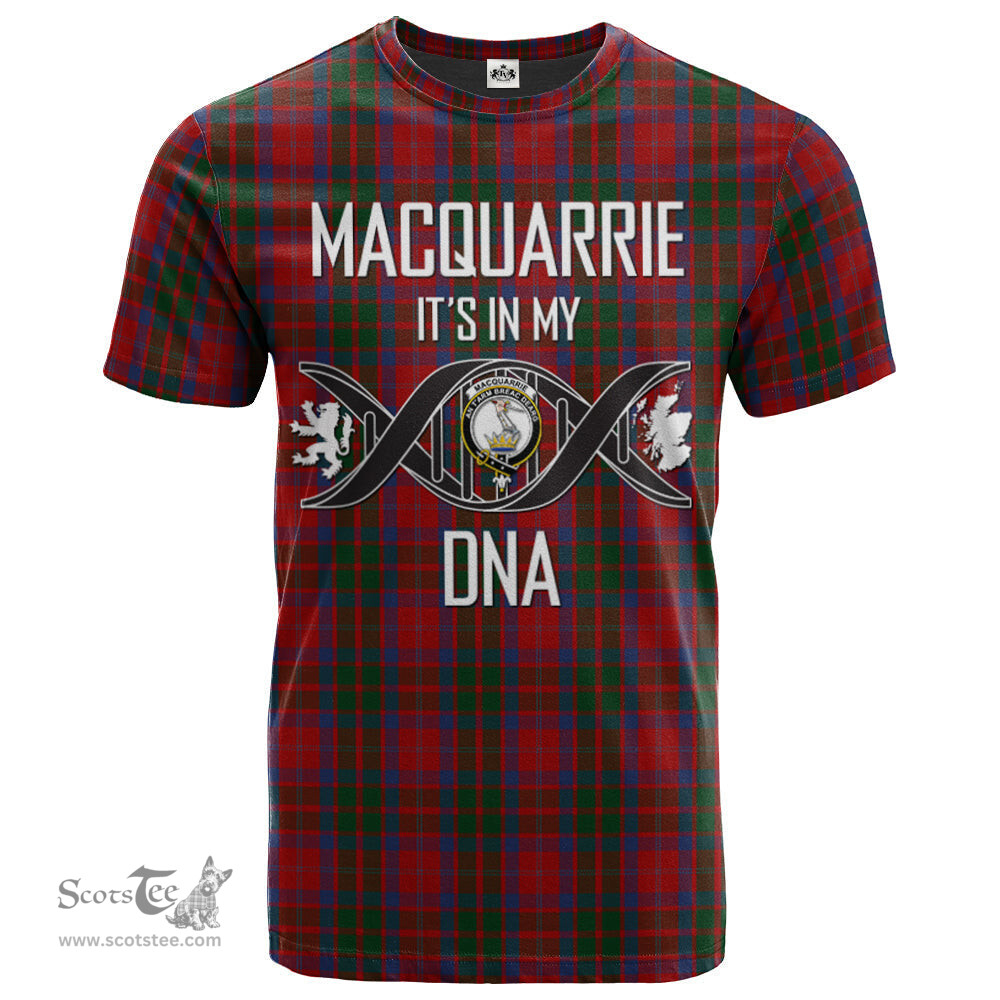 Scottish MacQuarrie 05 Its In My DNA Plaid Family Crest Tartan T Shirt Scottish Plaid Tartan Plaid - ScotsTee - scotstee.com
