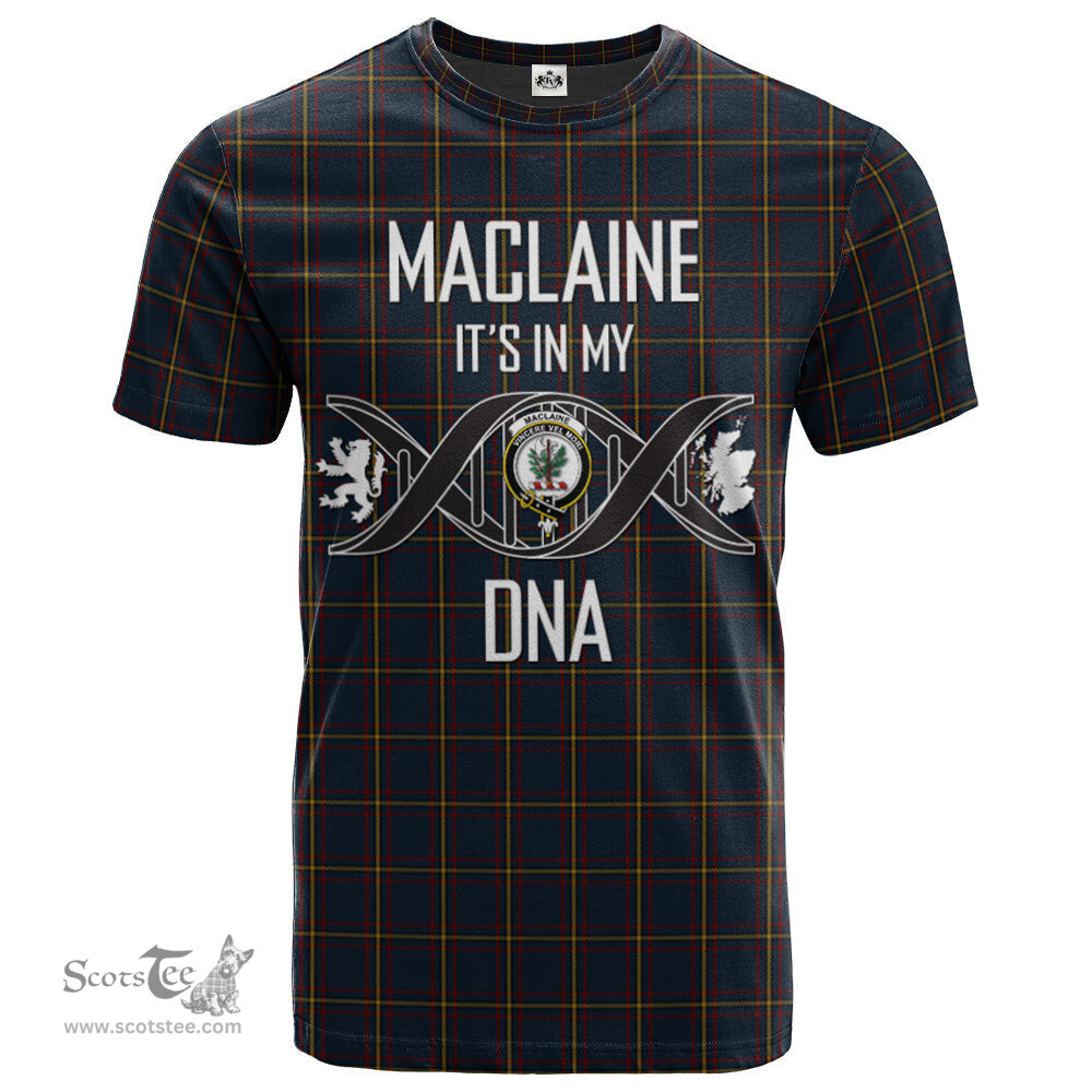 Scottish MacLaine of Lochbuie Hunting Its In My DNA Plaid Family Crest Tartan T Shirt Scottish Plaid Tartan Plaid - ScotsTee - scotstee.com