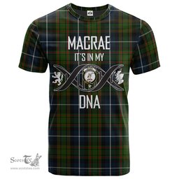 Scottish MacRae Hunting 01 Its In My DNA Plaid Family Crest Tartan T Shirt Scottish Plaid Tartan Plaid - ScotsTee - scotstee.com