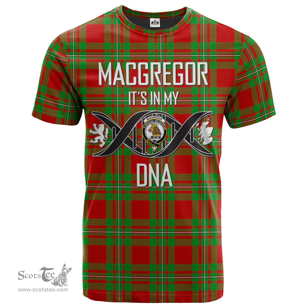 Scottish MacGregor Modern Its In My DNA Plaid Family Crest Tartan T Shirt Scottish Plaid Tartan Plaid - ScotsTee - scotstee.com