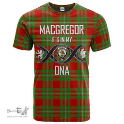 Scottish MacGregor Modern Its In My DNA Plaid Family Crest Tartan T Shirt Scottish Plaid Tartan Plaid - ScotsTee - scotstee.com