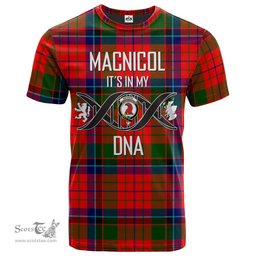 Scottish MacNicol of Scorrybreac Its In My DNA Plaid Family Crest Tartan T Shirt Scottish Plaid Tartan Plaid - ScotsTee - scotstee.com